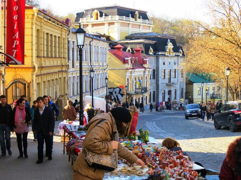 Souvenirmarkt-Kiev