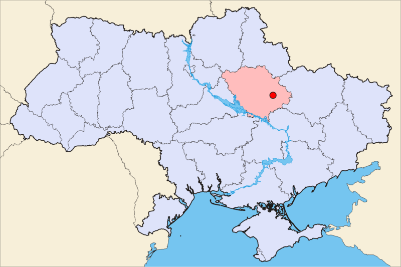 Poltawa-Ukraine-Karte